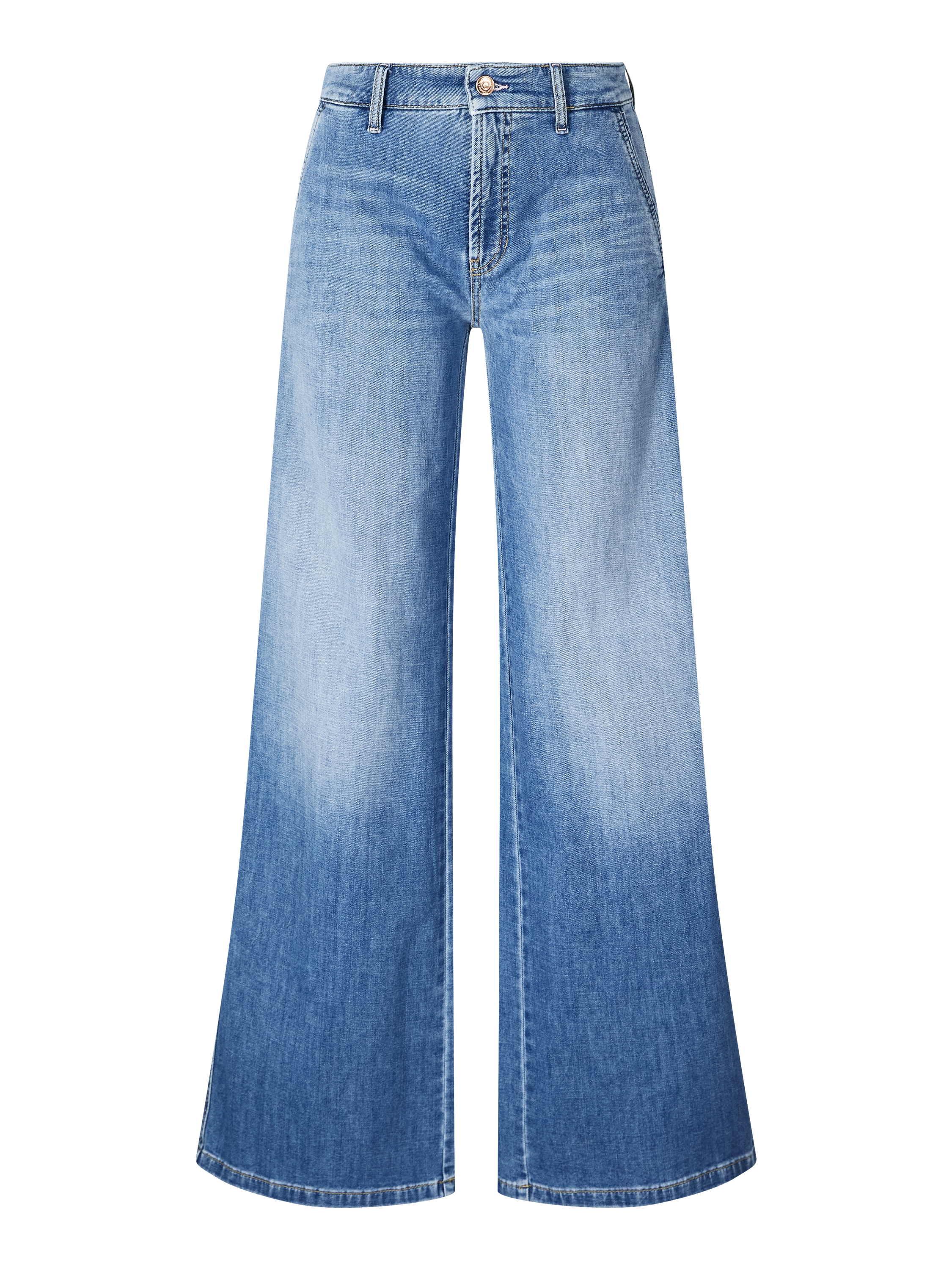 Wide-Leg Jeans 'Alek' Hellblau   
