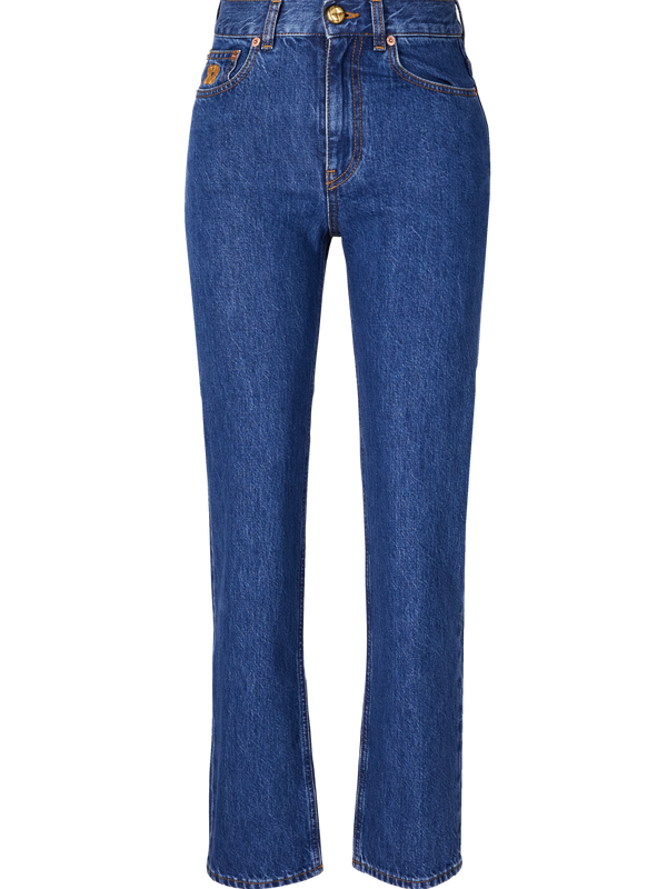 Slim-Fit Jeans 'Nariida Paso' Saphirblau