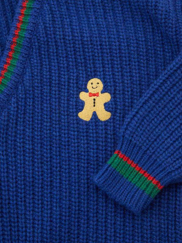Pullover 'Gingerbread' Blau