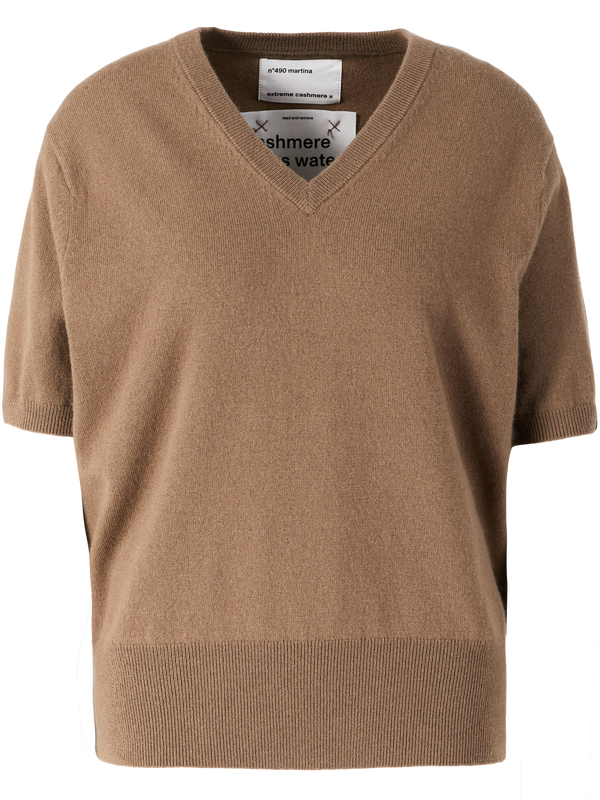 Cashmere-Pullover 'n°490 Martina' Chai