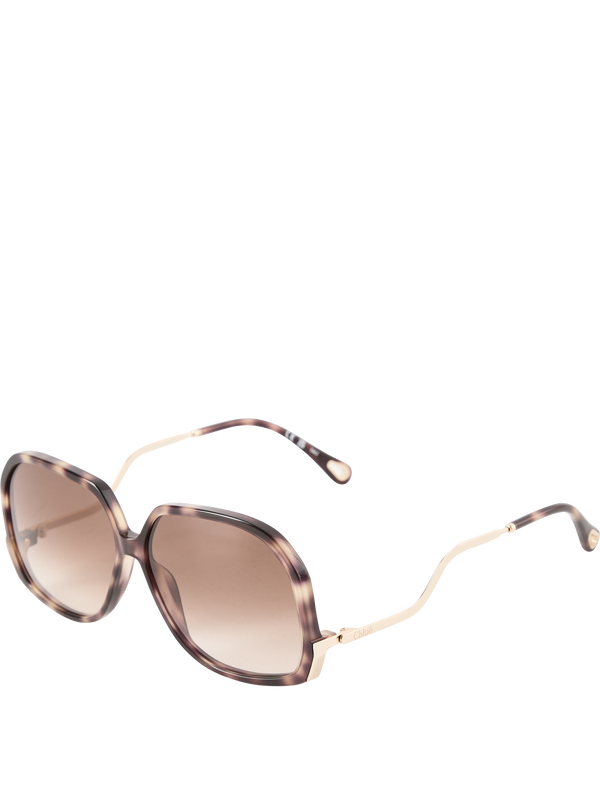Sunglasses 'Wavy' dark havana