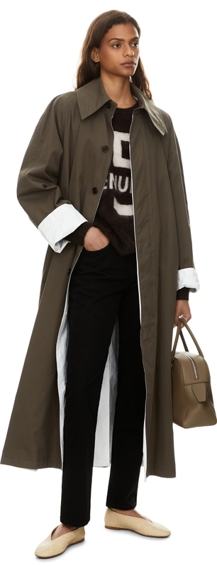 Gebürsteter Cashmere-Pullover '5Th Avenue' Schokolade/Kitt