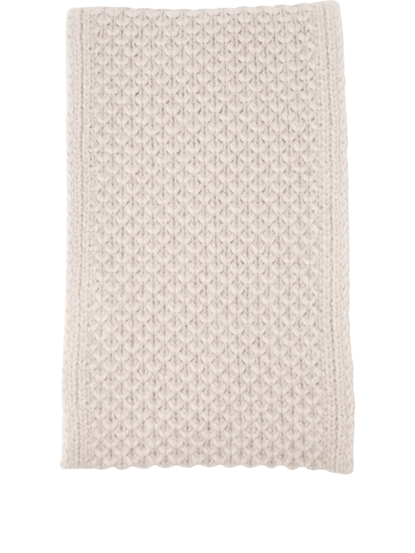 Cashmere-silk scarf 'Andarita' gravel