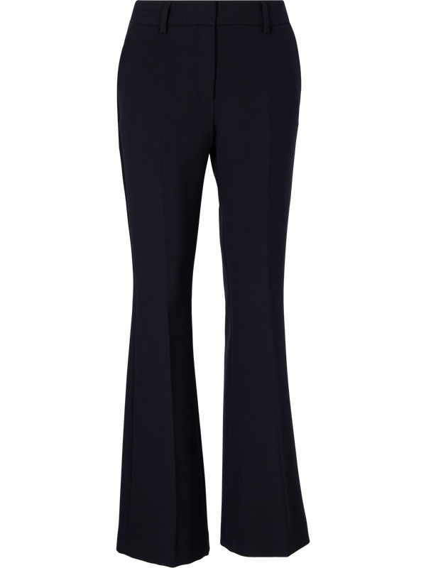 'Fiamma Boy' loose-fitting woollen trousers navy blue