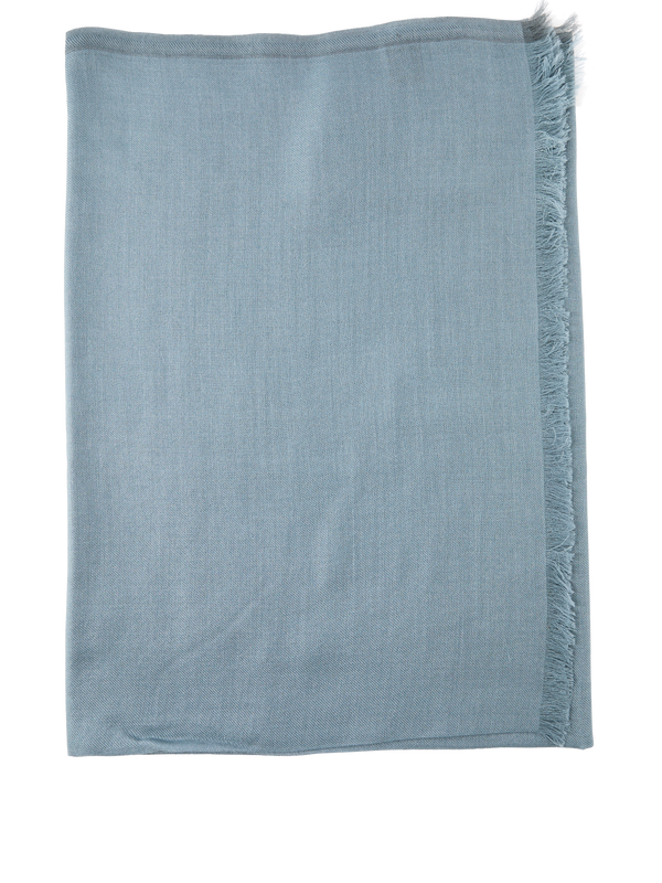 Cashmere-Seiden-Stola Indigo-Blau