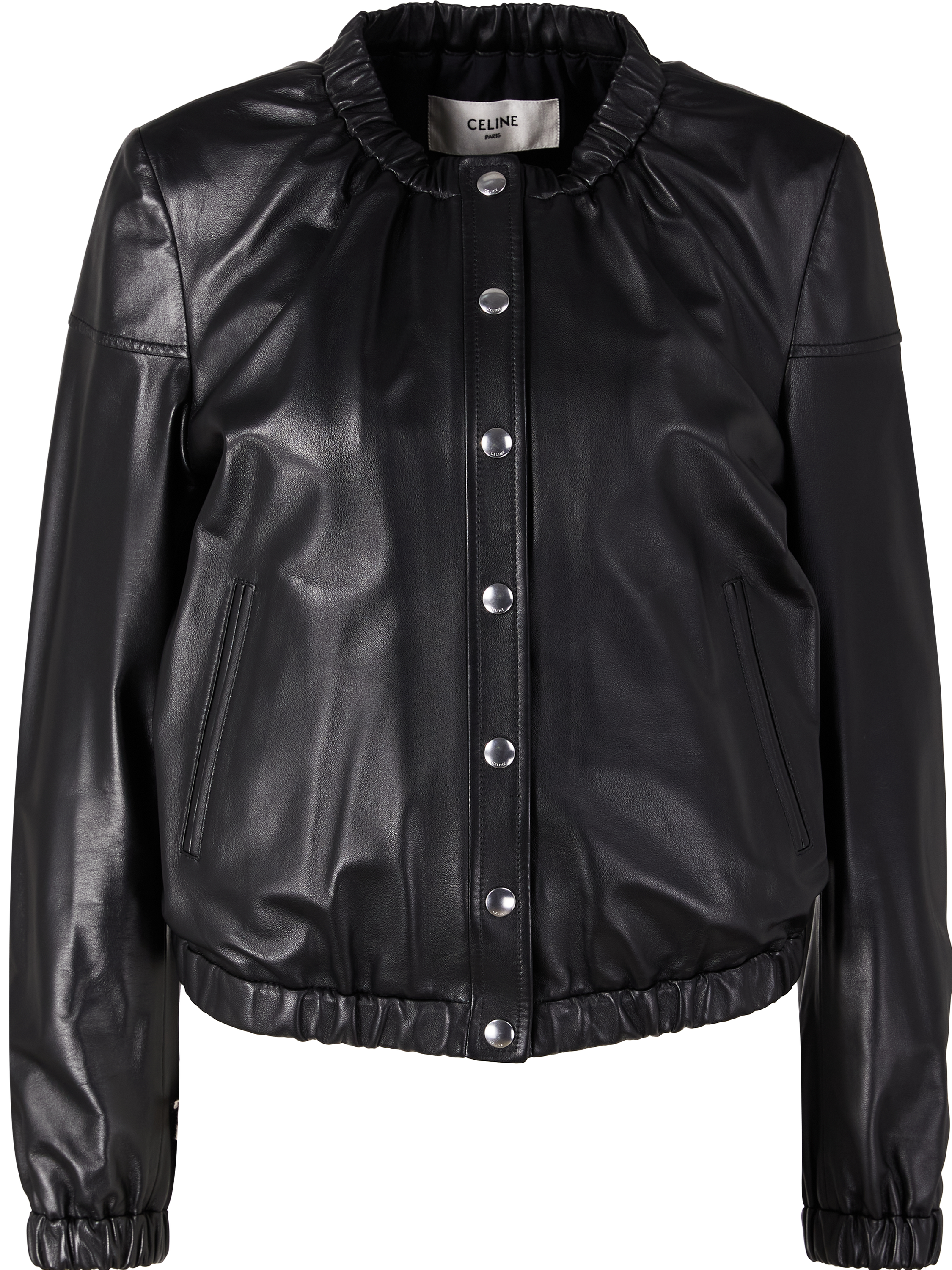 Lammlederjacke Schwarz