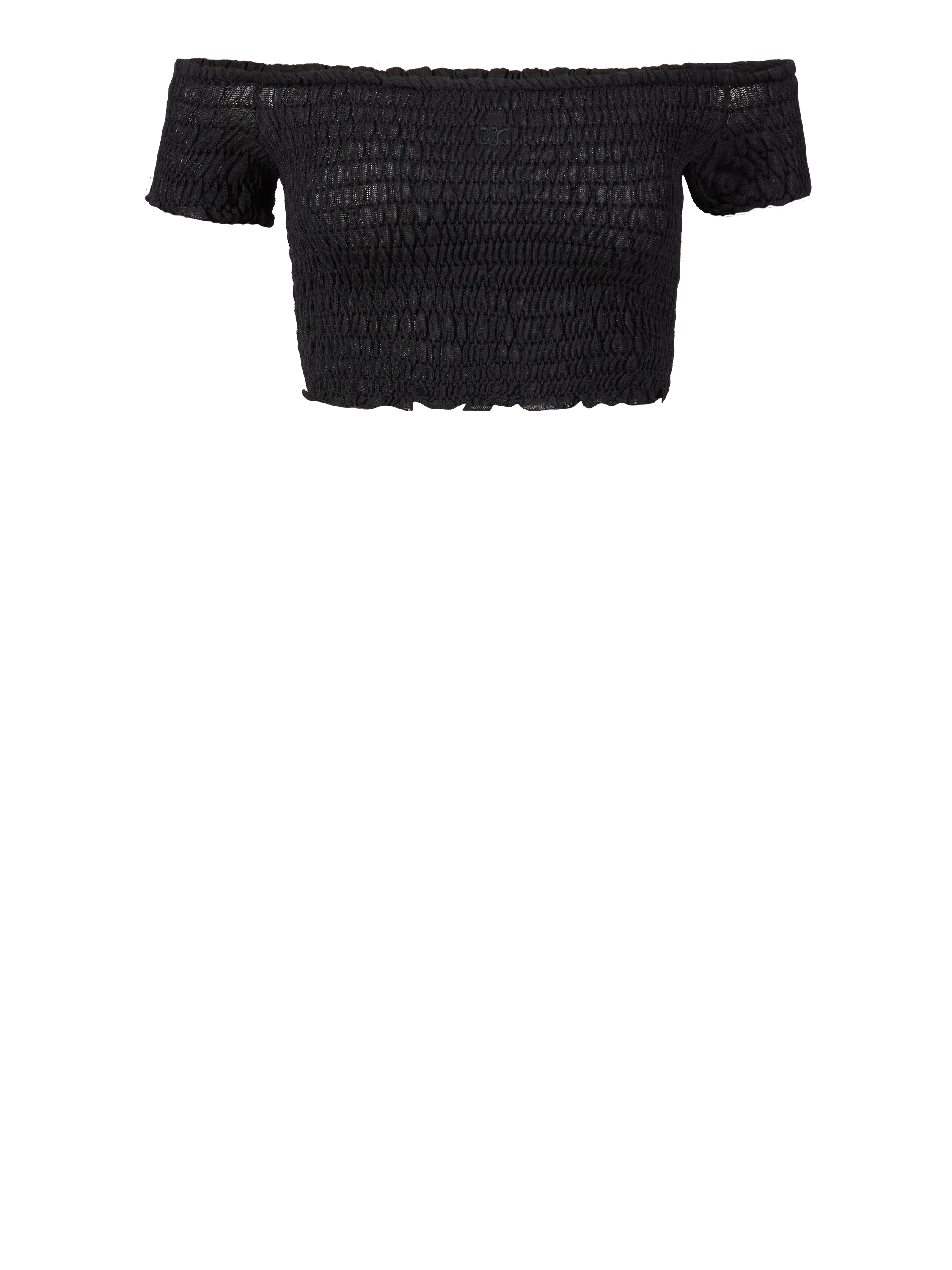Cropped Top Schwarz
