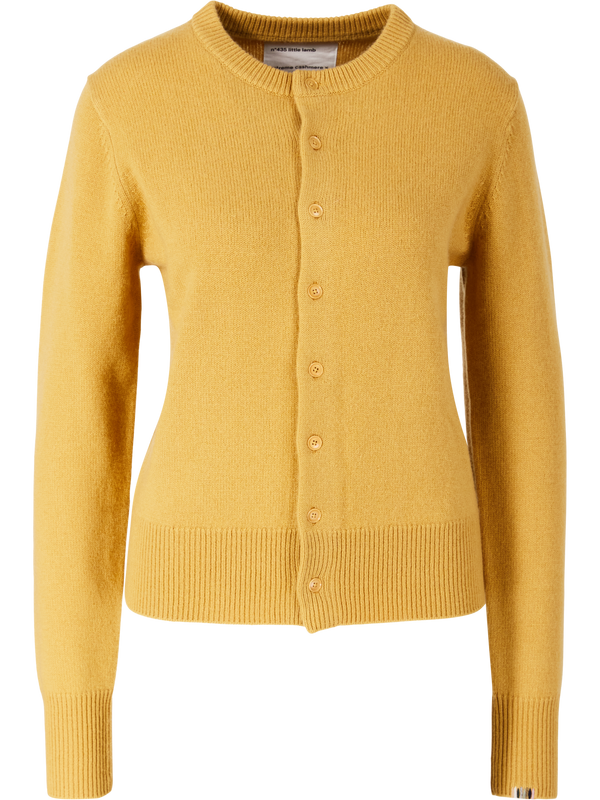 Cashmere cardigan 'No. 435 Little Lamb' Wheat