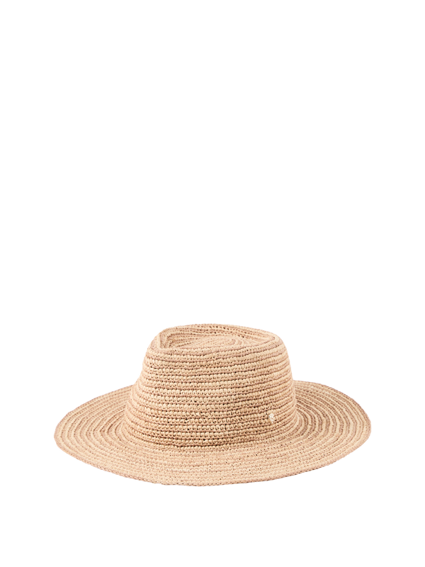 Raffia fedora 'Steevie' beige