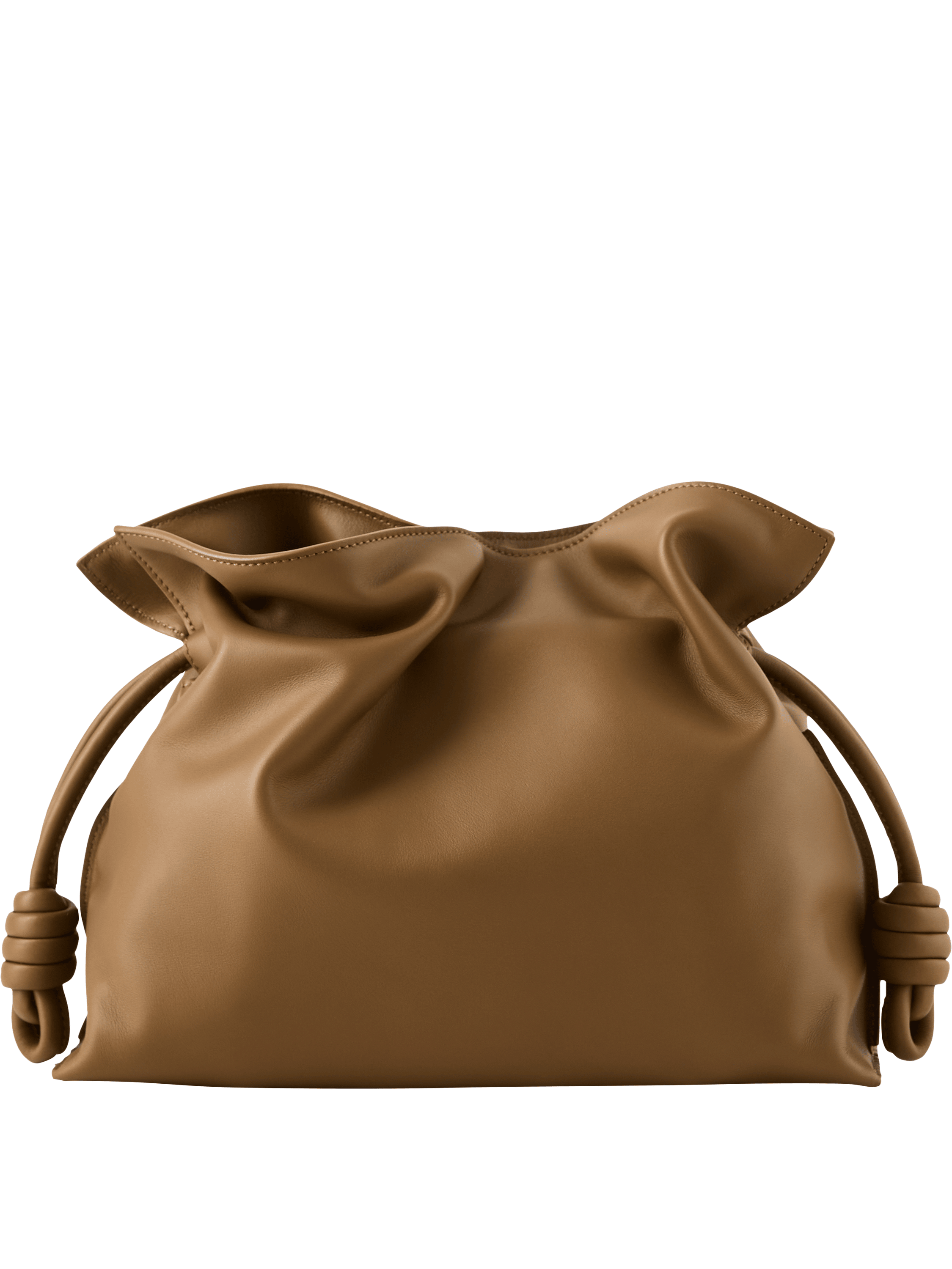 LOEWE Clutch 'Flamenco Medium' Bronze, Rückansicht – UNGER.DE