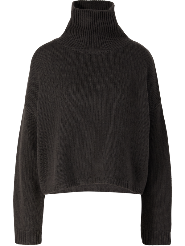 Cashmere-Pullover 'Zerlina' mit Rollkragen Dark Fern