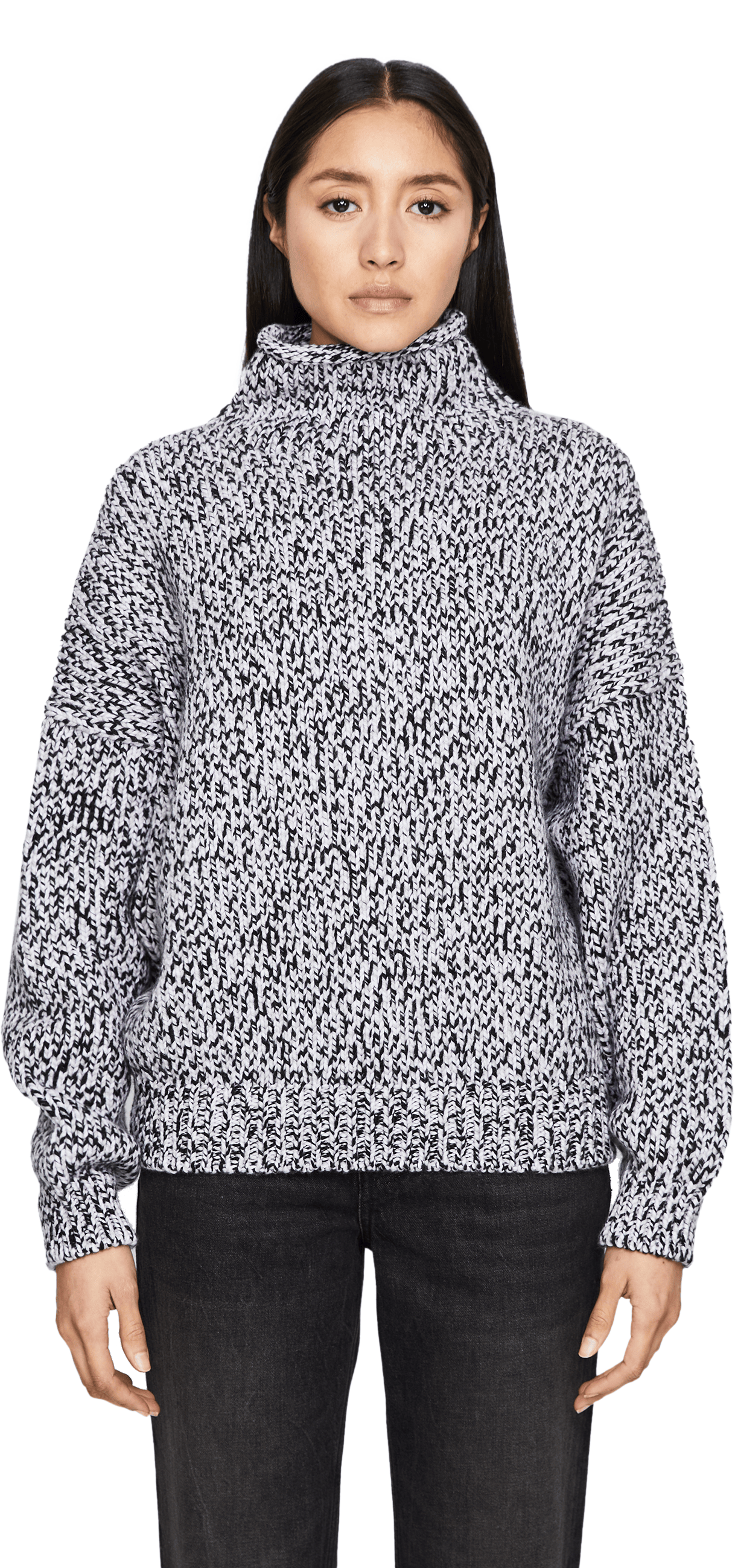 Khaite Cashmere jumper 'Leon' Multi, Modelview – UNGER.DE