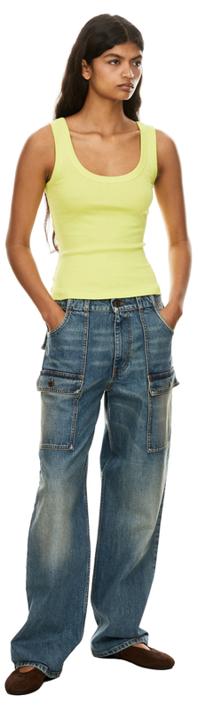 Tanktop 'Hillie Tank' Lime