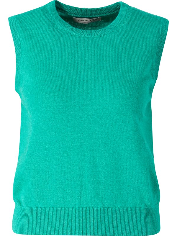 Cashmere-Tanktop 'Iris' Grün