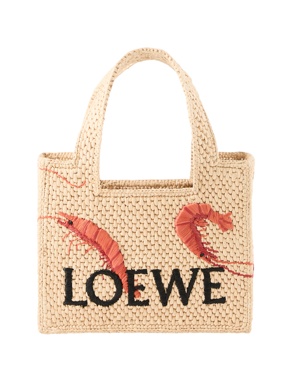 Handtasche Paula's Ibiza ‘Font Tote Shrimp Mini' Natural/Orange