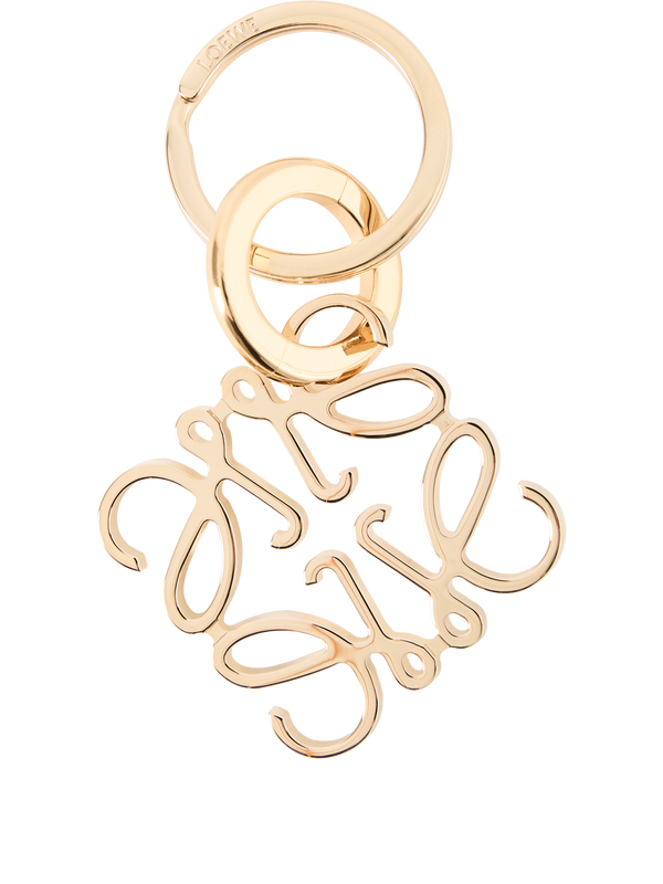 Anagram key ring gold