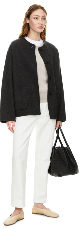 Cashmere-Seidenpullover 'Neris' Kitt