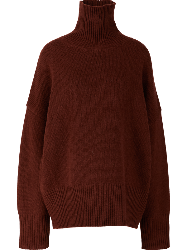 Terea oversized cashmere jumper with a roll neck