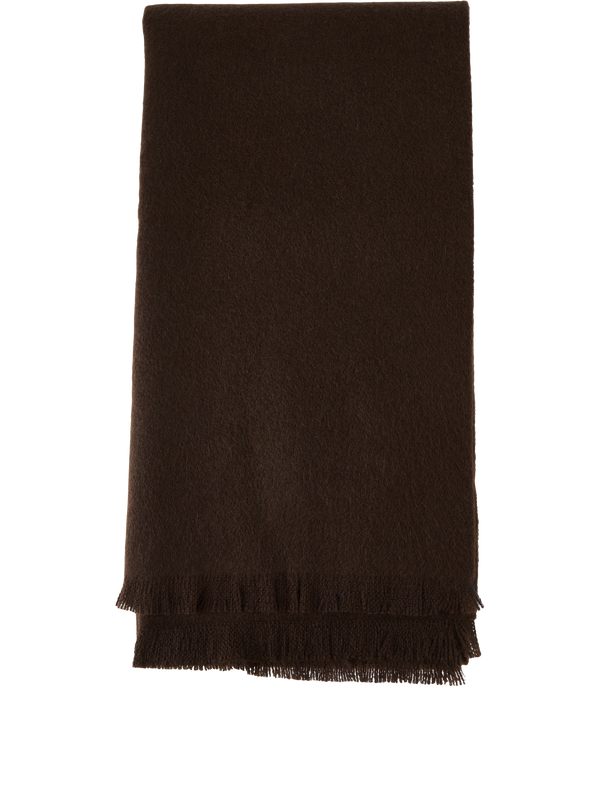 Cashmere-Schal 'Ingo' Dunkelbraun
