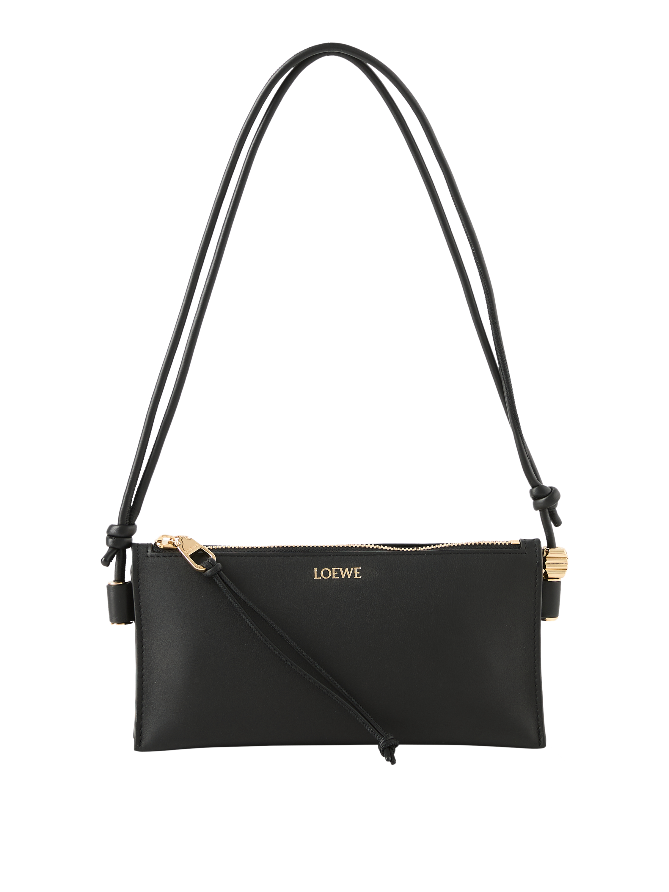 Pouch 'Joya' aus Kalbsleder Schwarz