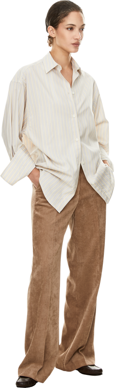 Cordhose 'Ortensia' Beige