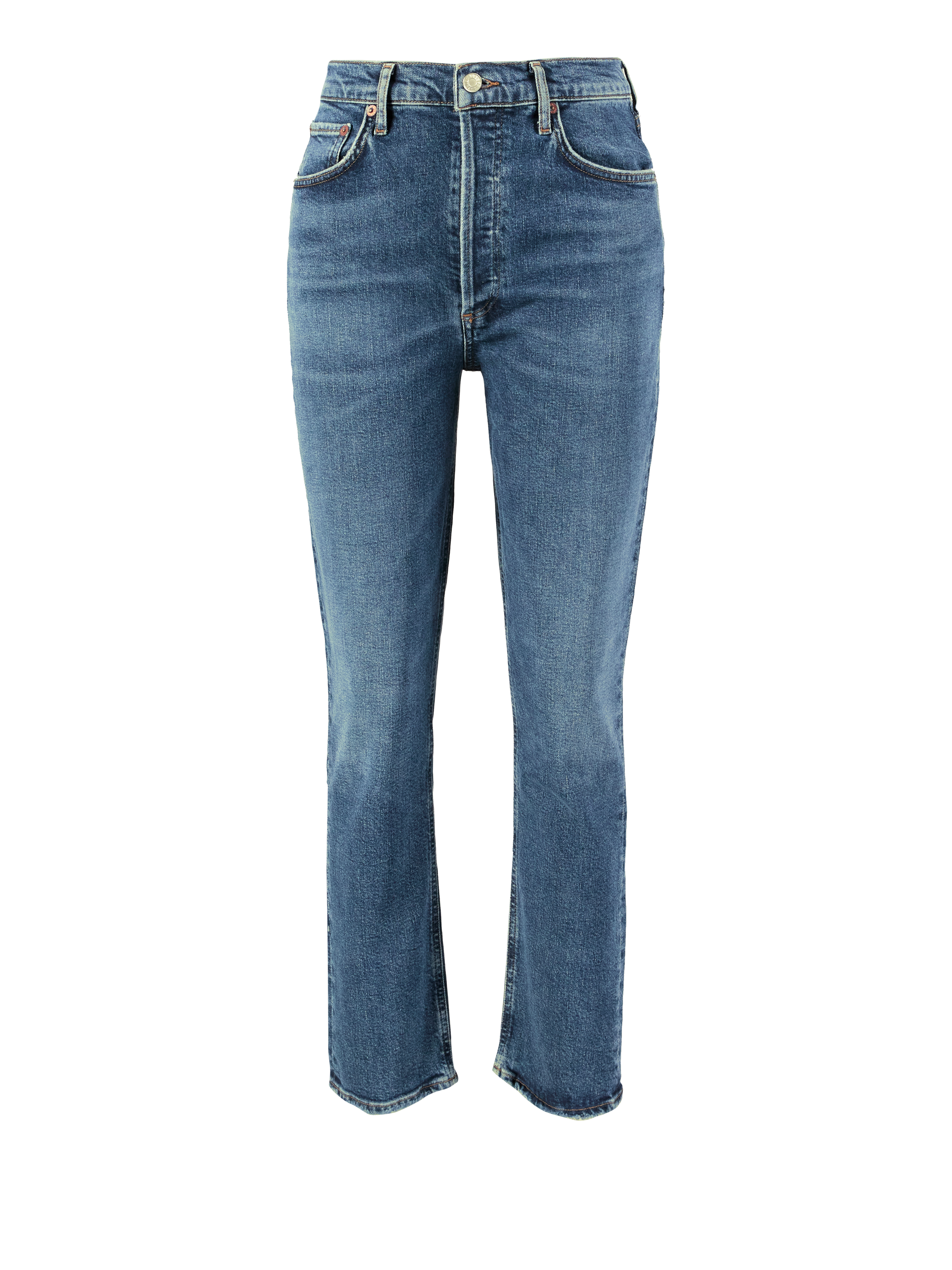 Straight-Leg Jeans 'Riley Long' Dunkelblau