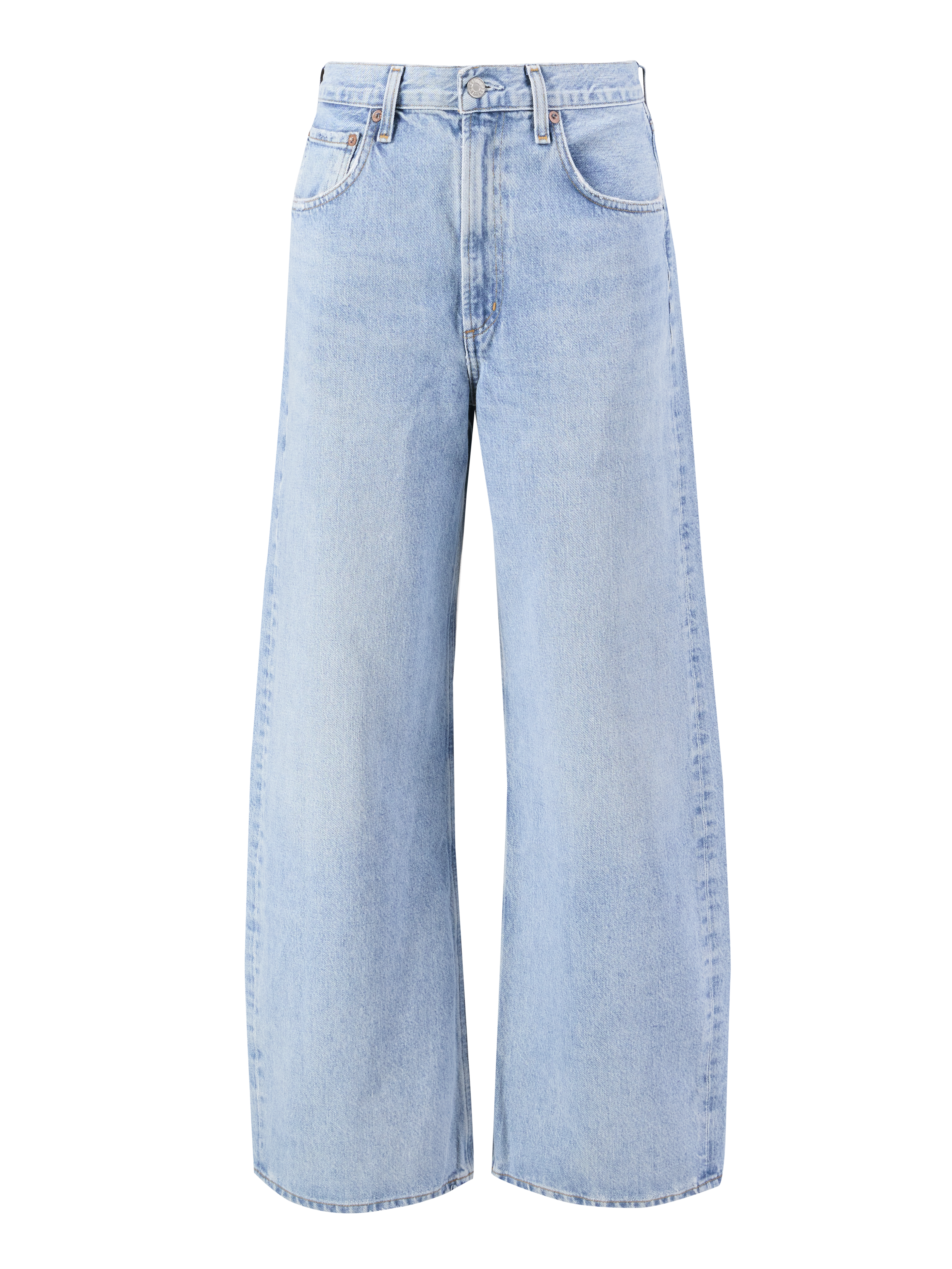 Relaxed-Fit-Jeans Hellblau