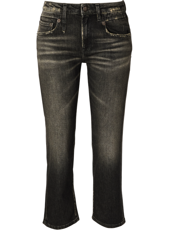 Straight-Leg Jeans 'Boy' Schwarz