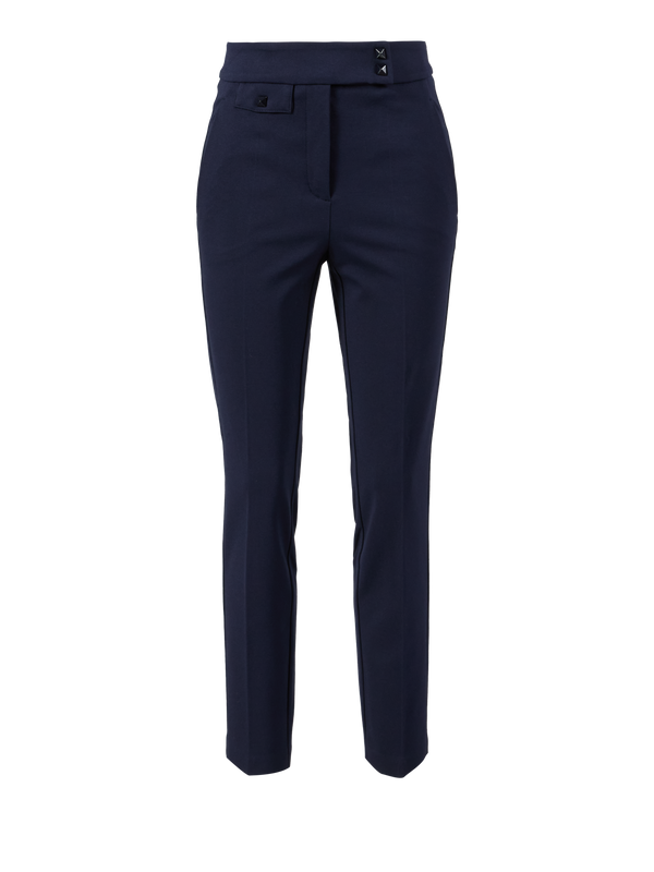 Stoffhose 'Scarlet' Marineblau