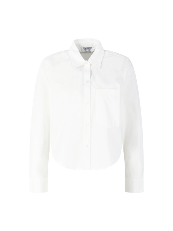 Verkürztes Hemd 'Ramy' in Crème