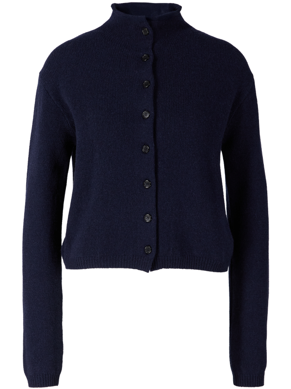 Woll-Cashmere-Strickjacke 'Annora' Marineblau
