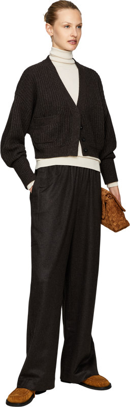 Cashmere-Hose 'Sumbal' Dunkelbraun