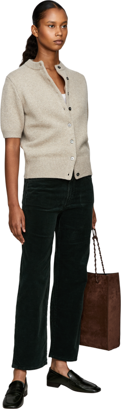 Straight-Leg Cordhose 'Palma' Dunkelgrün