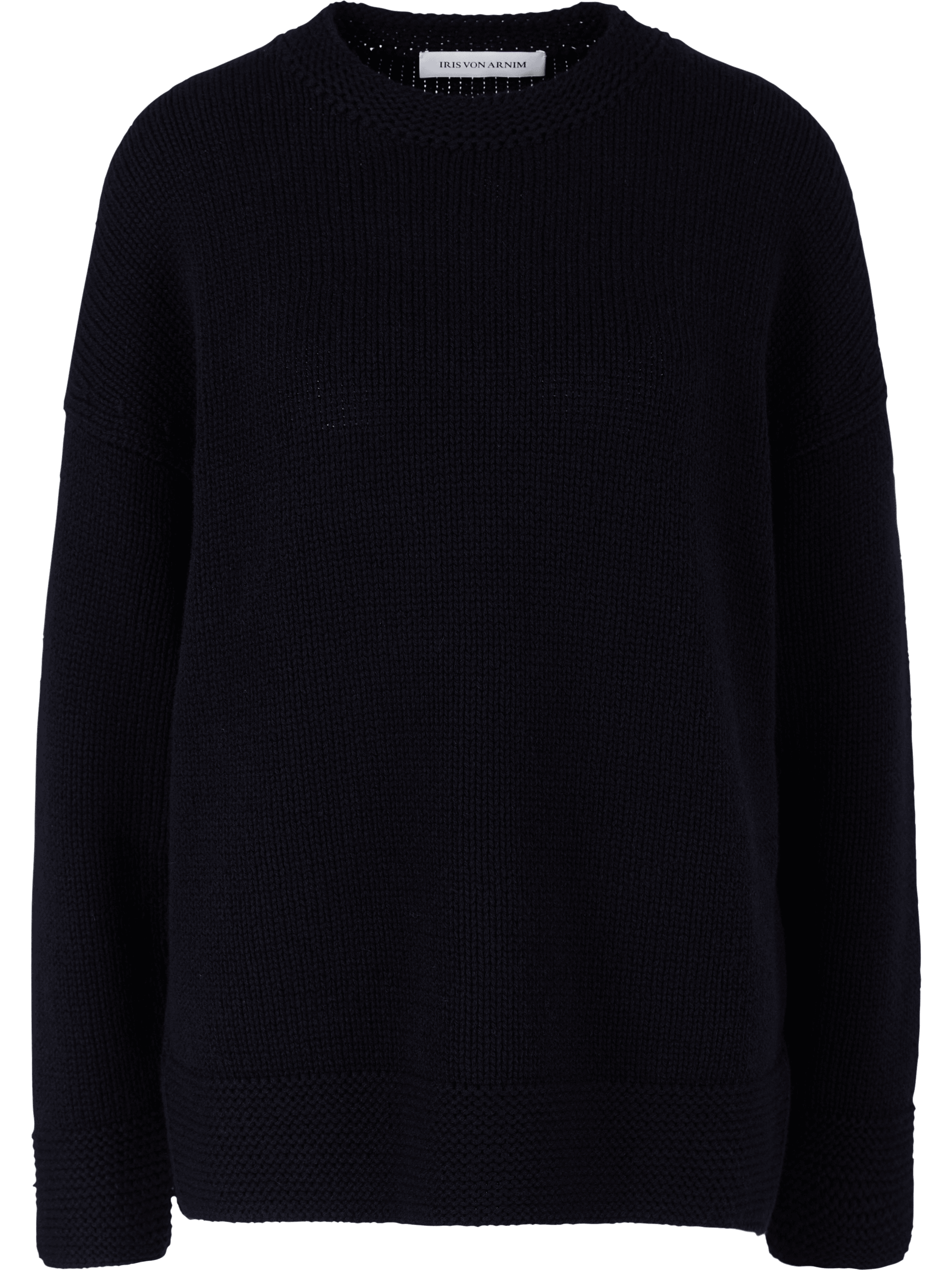Iris von Arnim 'Peria' Navy Cashmere Jumper, Product view – UNGER.DE