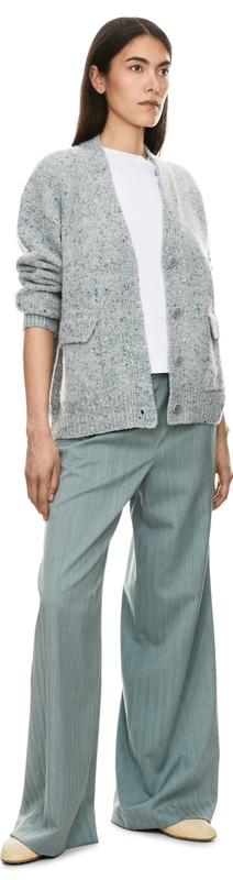 Woll-Cashmere-Strickjacke ‘Talisa' Arktik