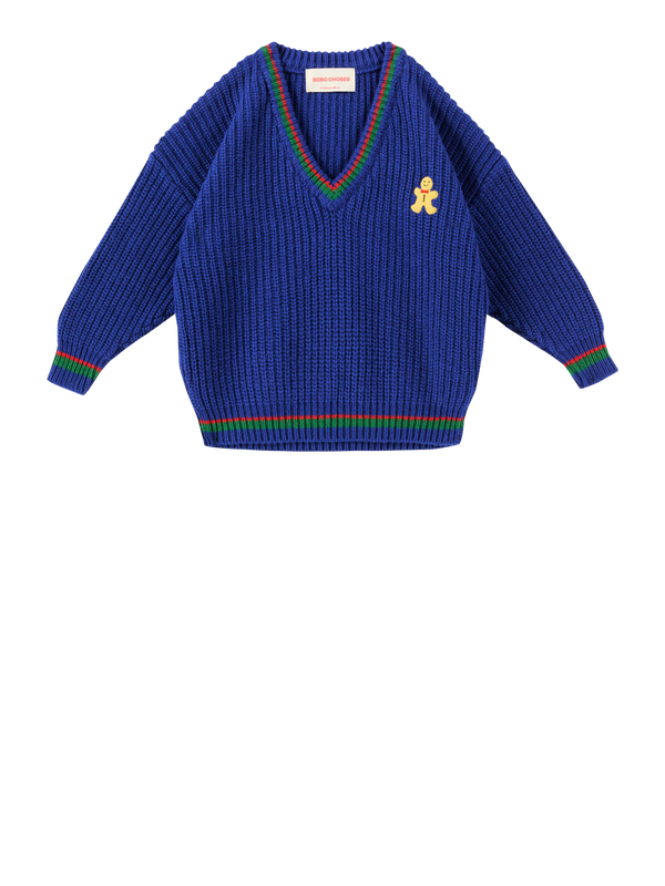 Pullover 'Gingerbread' Blau