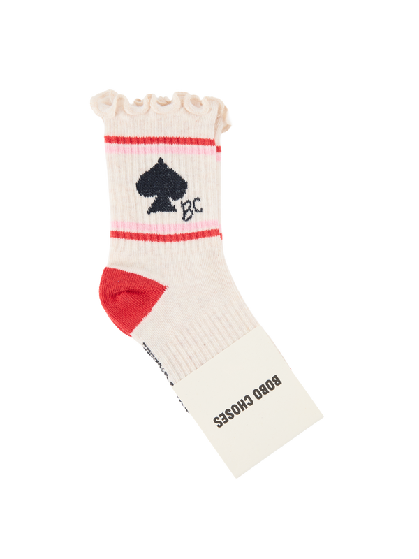 Socken 'BC Spades' Crème