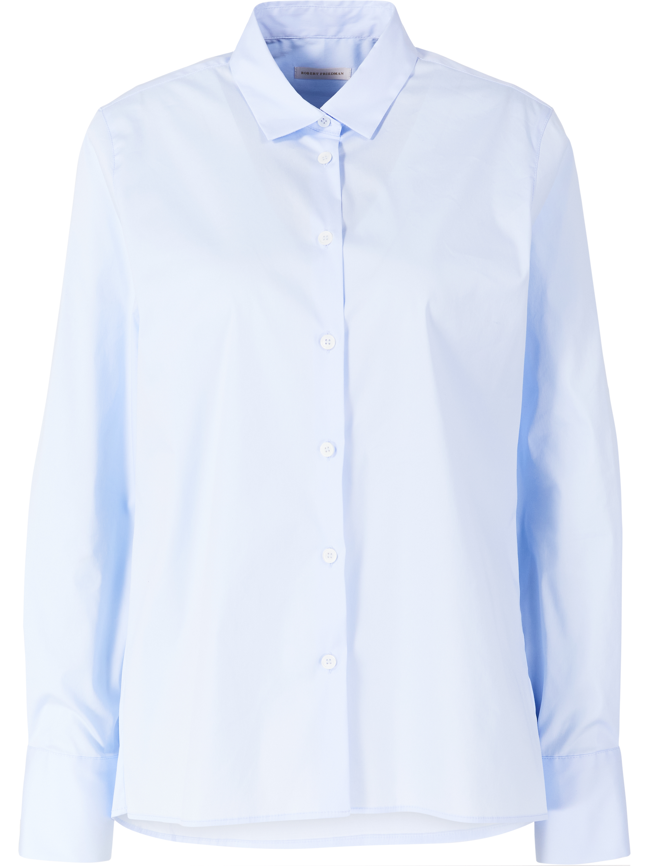 Robert Friedman Hemdbluse 'Andrea Uni' Hellblau, Produktansicht – UNGER.DE