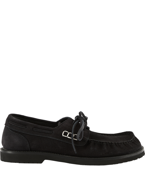 'Boat' suede loafers dark blue