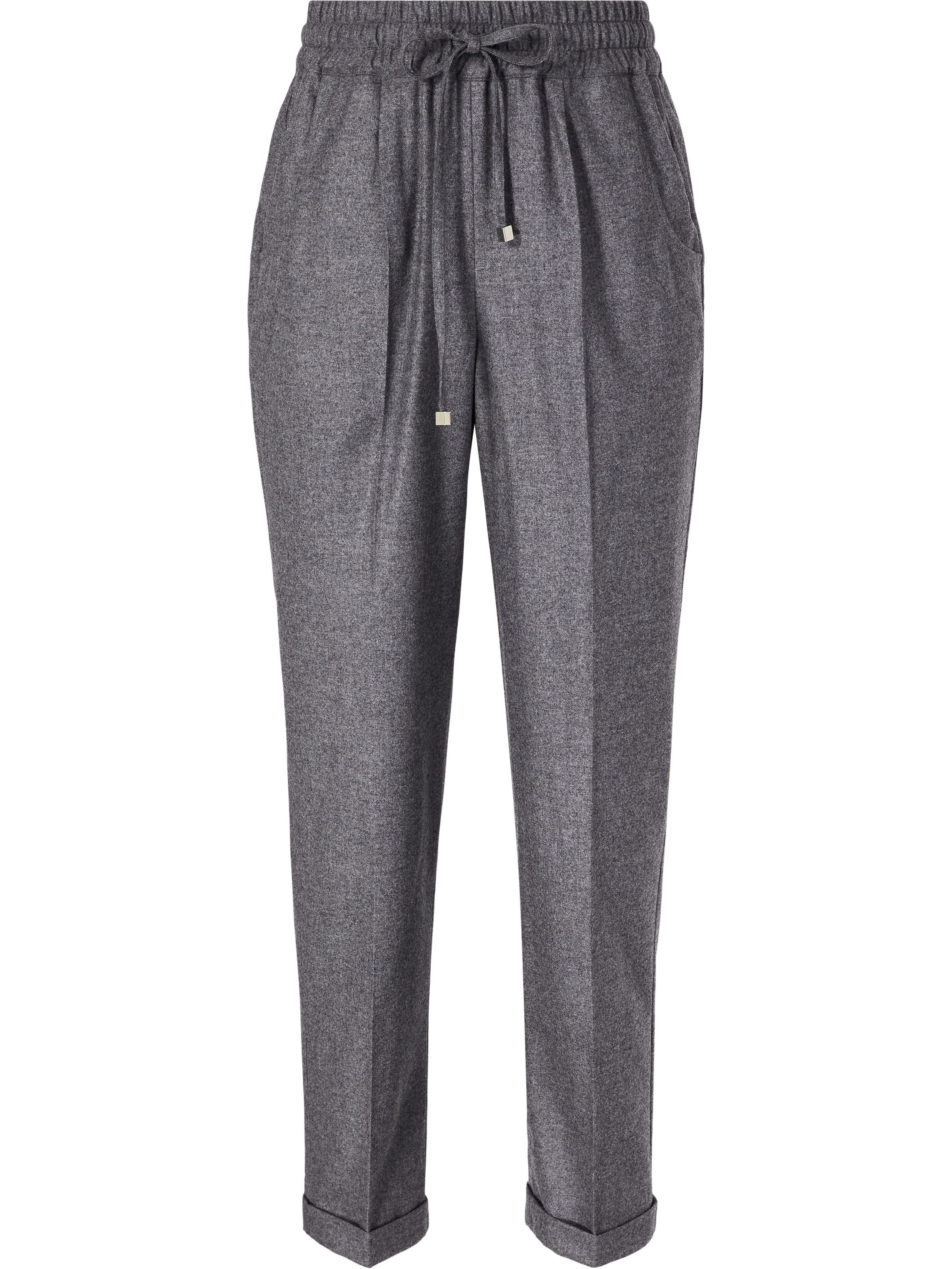 Kiton Woll-Cashmere-Hose Grau, Produktansicht – UNGER.DE