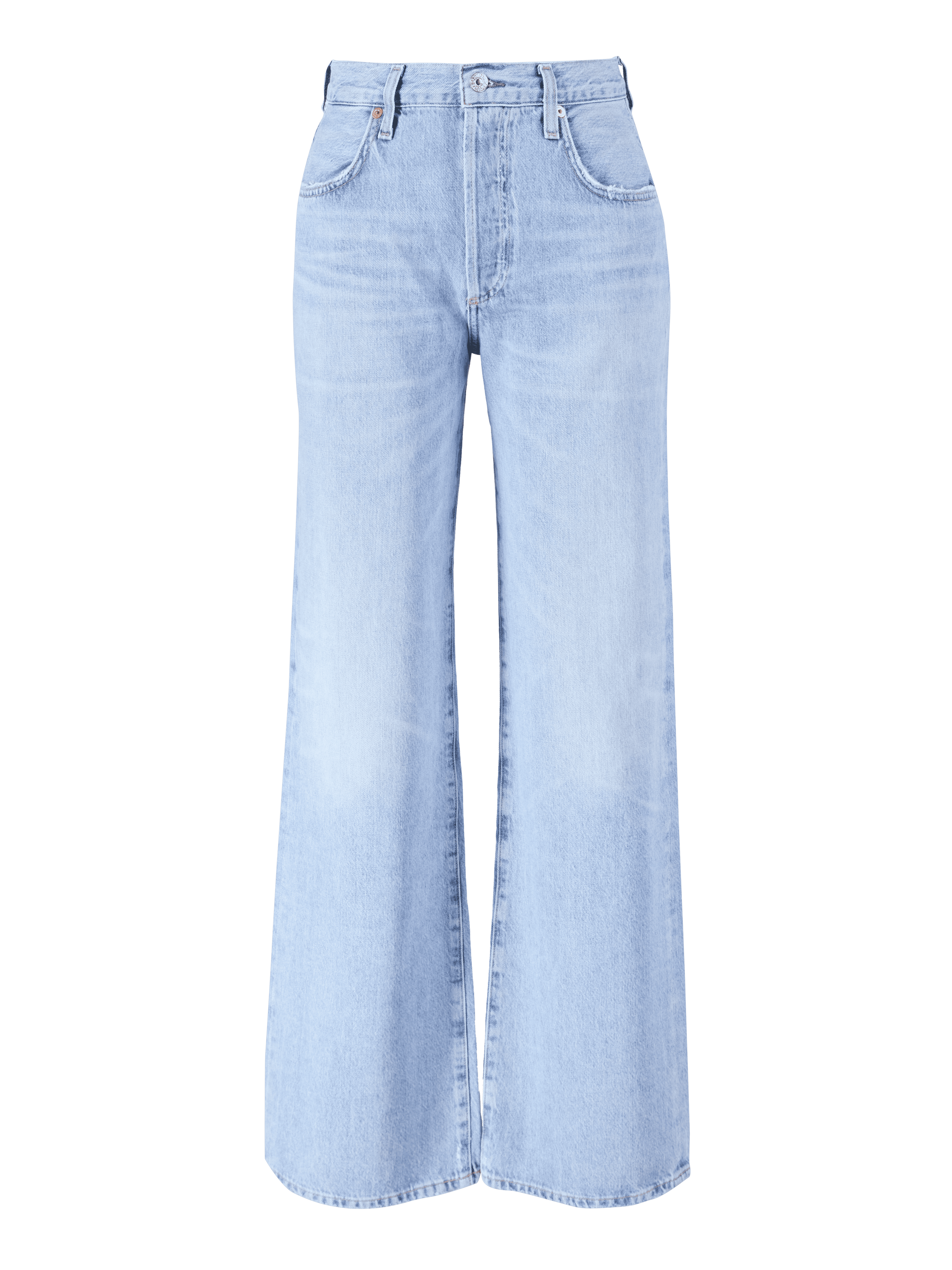 Straight-Leg Jeans 'Annina' Hellblau