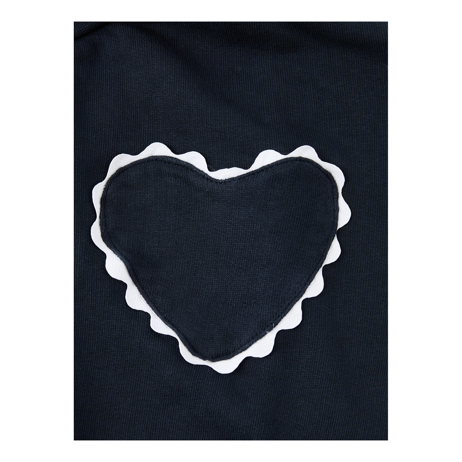 Mipounet 'Clotilde Fleece' Sweatshirt, Navy Blue, Front view – UNGER.DE