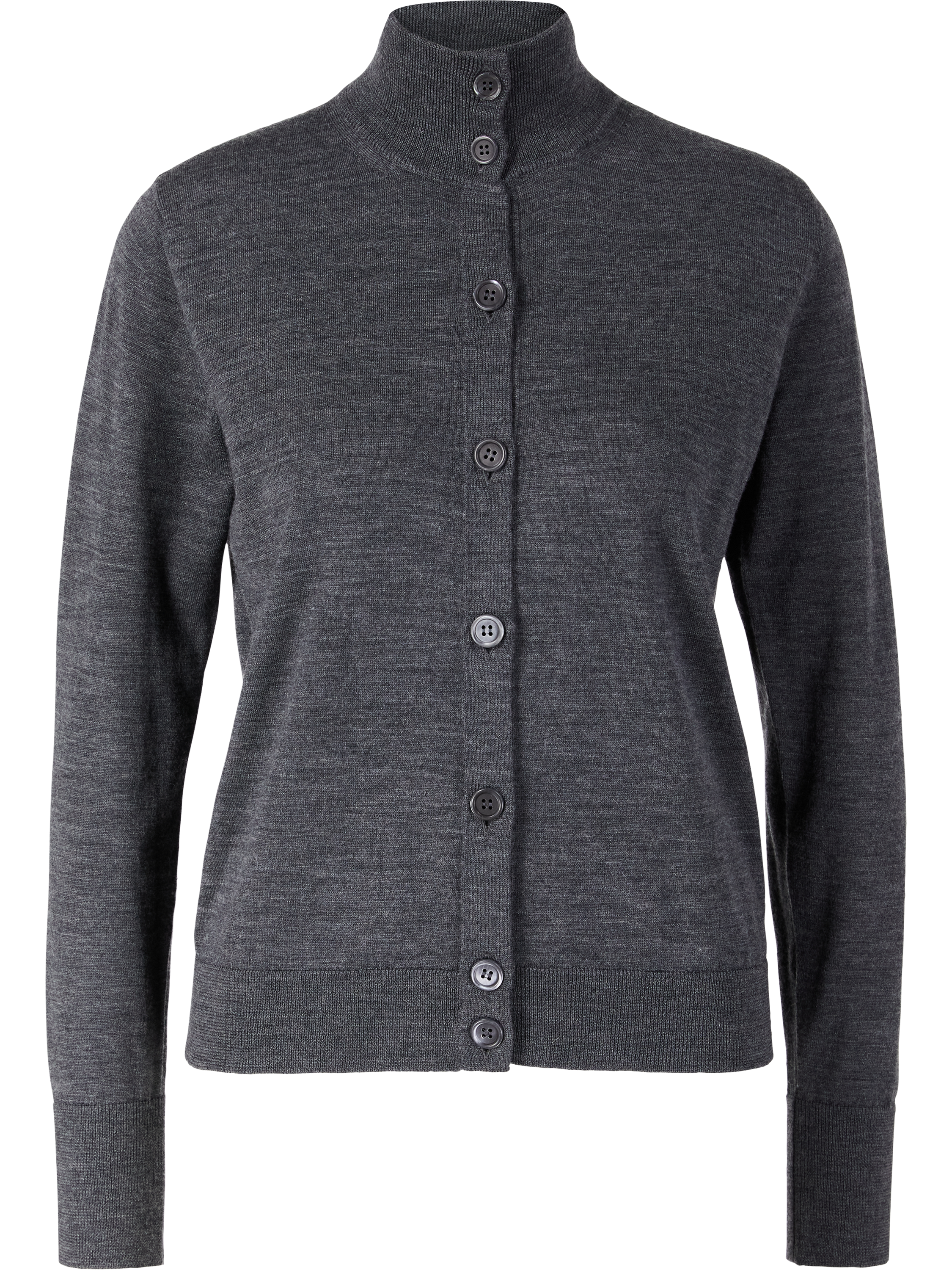 Peserico Strickjacke aus Schurwolle Grau, Produktansicht – UNGER.DE