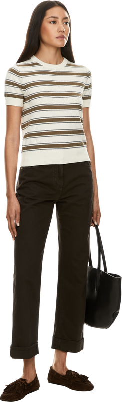 Relaxed-Fit Jeans Dunkelbraun