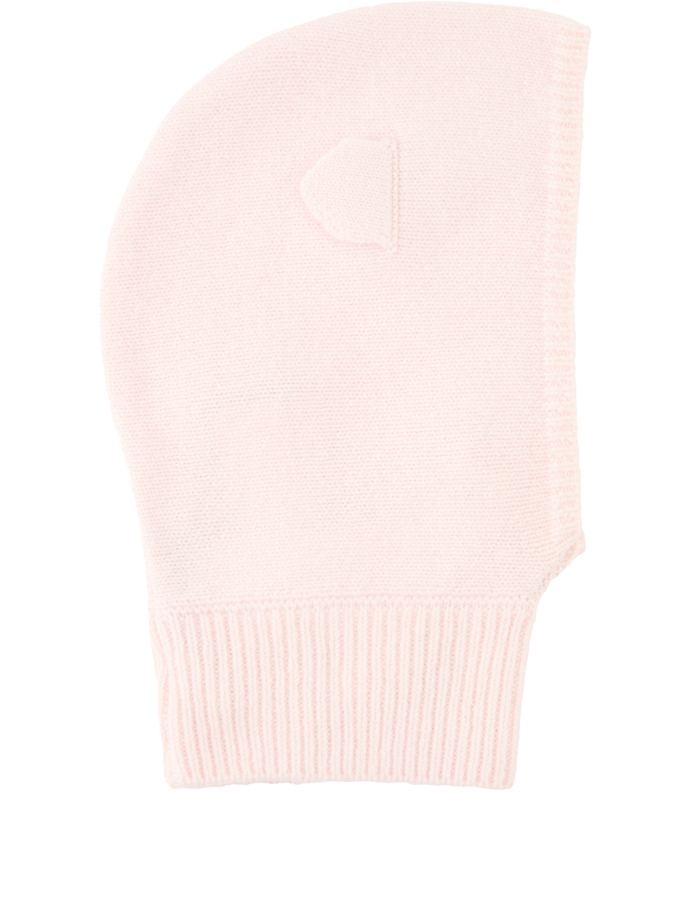Tartine et Chocolat Cashmere balaclava with bear ears pink, Front view – UNGER.DE