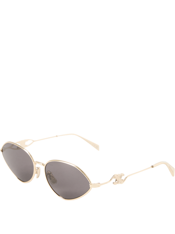 Sonnenbrille 'Triomphe Wire 01' Light Gold/Smoke