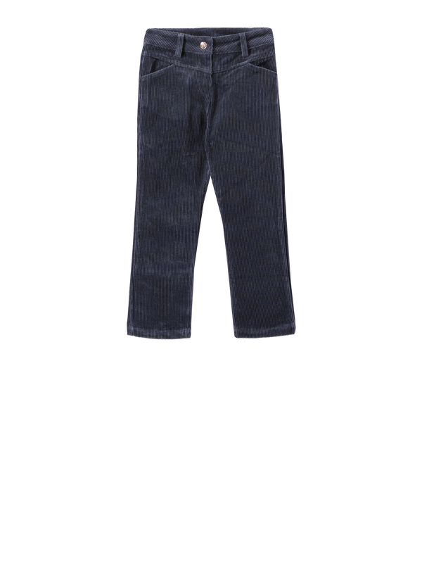 Baumwolle Hose in Marineblau