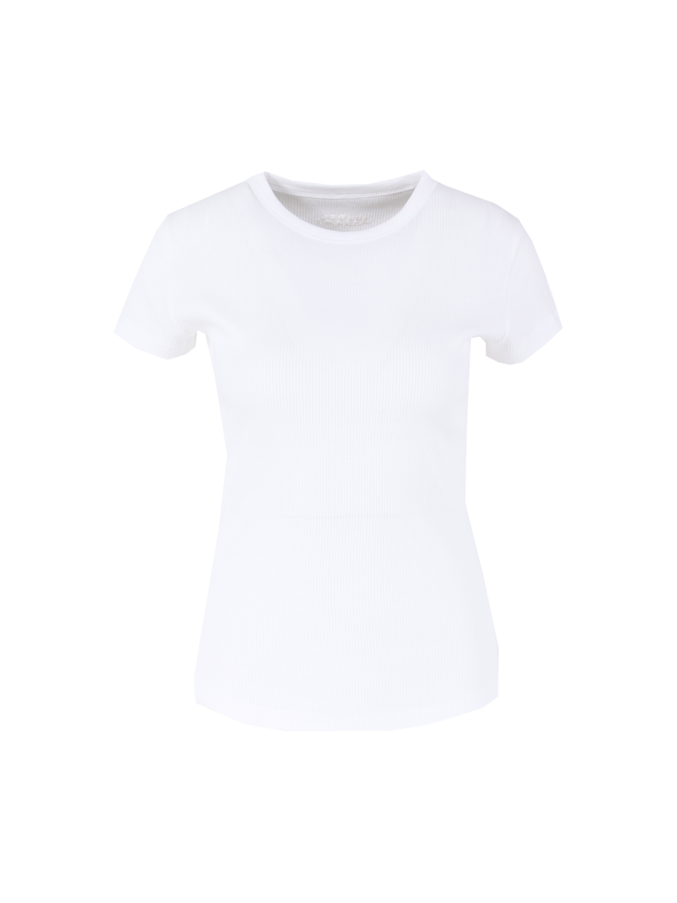 T-shirt 'Taomi' in ribbed cotton White