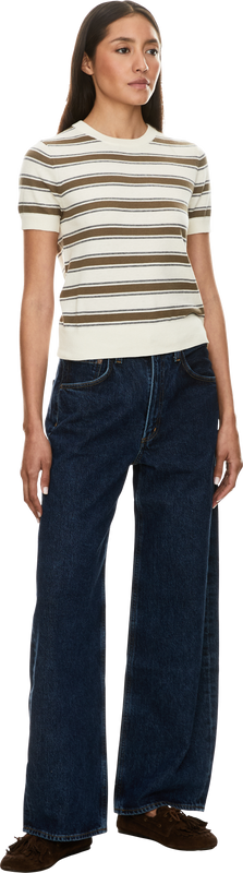 Relaxed-Fit Jeans 'Low Curve' Dunkelblau