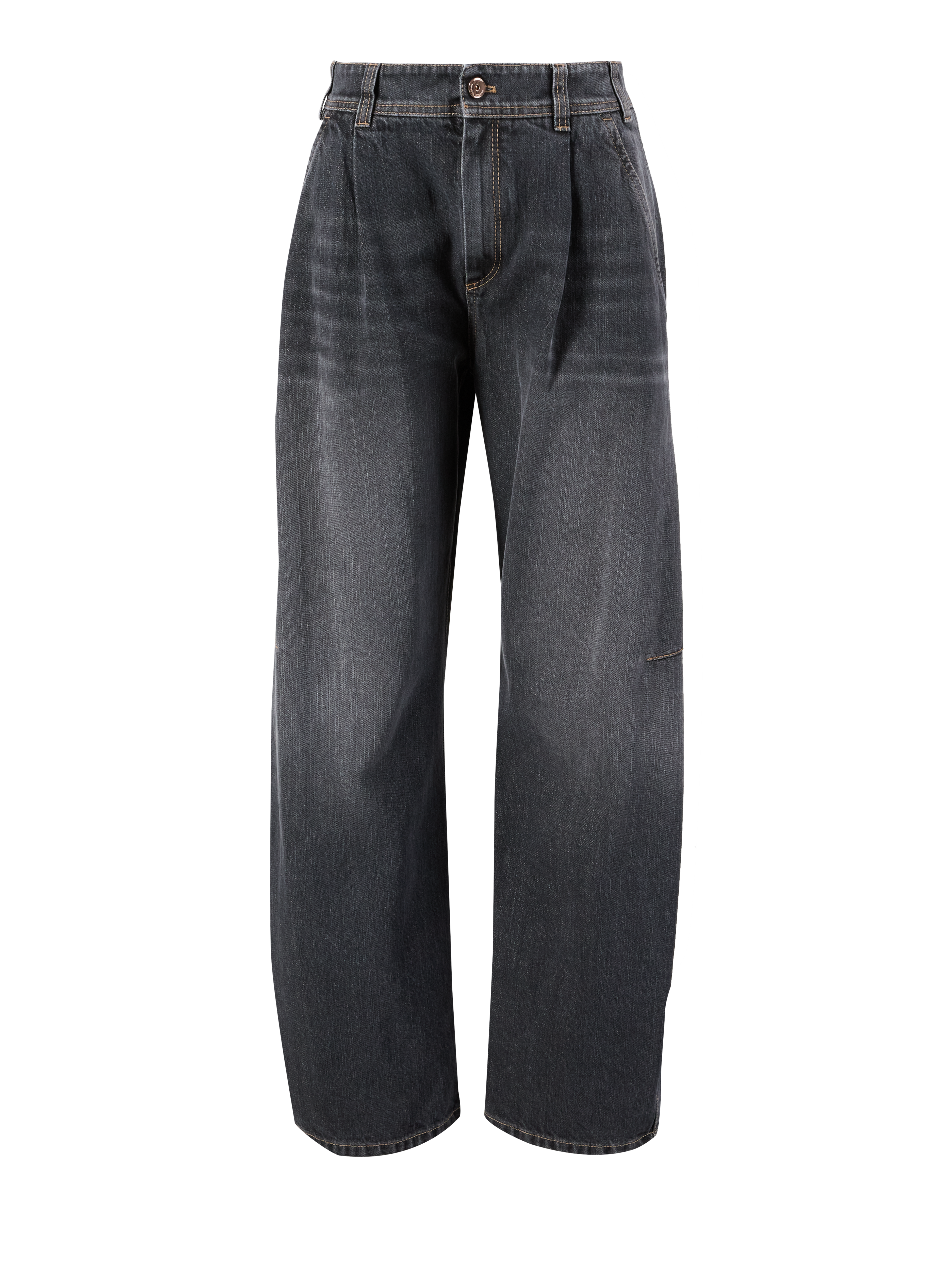 Relaxed-Fit Jeans Dunkelgrau